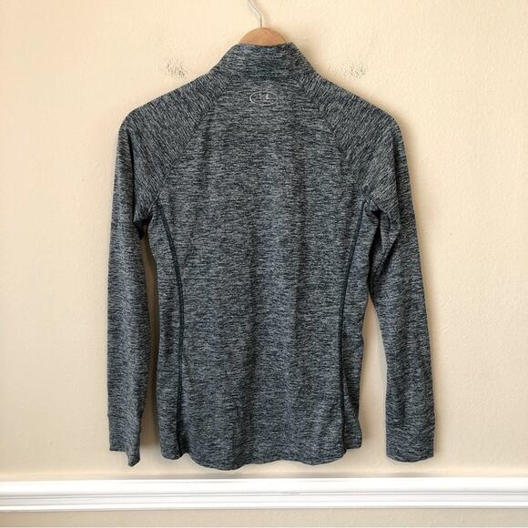 Under Armour 1/2 Zip Jacket Womens Athletic Heat Gear Pullover Lightweight - Picture 9 of 9